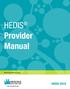 HEDIS Provider Manual