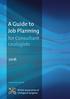 A Guide to Job Planning