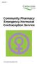 Appendix 2. Community Pharmacy Emergency Hormonal Contraception Service