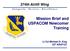 Mission Brief and USPACOM Newcomer Training