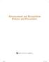 Advancement and Recognition Policies and Procedures
