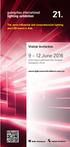 9 12 June Visitor invitation. The most influential and comprehensive lighting and LED event in Asia