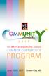 THE MARYLAND MUNICIPAL LEAGUE SUMMER CONFERENCE PROGRAM. June 25-28, Ocean City, MD
