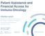 Patient Assistance and Financial Access for Immuno-Oncology