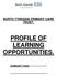 PROFILE OF LEARNING OPPORTUNITIES.