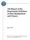 The Report of the Department of Defense on Base Realignment and Closure