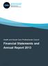 Health and Social Care Professionals Council. Financial Statements and Annual Report 2013 RPC005113_WB_EN_L_2