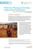 Multi-Year Planning and Funding Implementer Perspectives Authors: Glyn Taylor, Humanitarian Outcomes, and Rachel Criswell, World Vision International