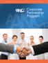 Corporate Partnership Program