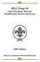 BSA Troop 16 Cape Girardeau, Missouri Handbook for Parents and Scouts