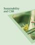Sustainability and CSR