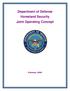Department of Defense Homeland Security Joint Operating Concept