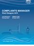 COMPLAINTS MANAGER West Glasgow ACH. Job Reference: G Closing Date: 06 April 2018