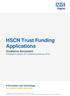 HSCN Trust Funding Applications