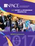 2017 EXHIBIT AND SPONSORSHIP PROSPECTUS. NPACE Conferences LOCATIONS IN