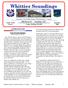 Whittier Soundings. Newsletter of the Whittier Flotilla District 17 Alaska. Bill Morris, FC Tom Kane, VFC. Cathey Sterling, FSO-PB