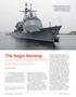 Under defense strategic guidance, The Aegis Warship. Joint Force Linchpin for IAMD and Access Control. By John F. Morton