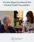 Trustee Opportunities at the Mental Health Foundation