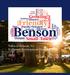 Town of Benson, NC: Economic Development Strategic Plan