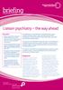 briefing Liaison psychiatry the way ahead Background Key points November 2012 Issue 249