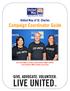 GIVE. ADVOCATE. VOLUNTEER. United Way of St. Charles Campaign Coordinator Guide