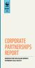 REPORT CORPORATE PARTNERSHIPS REPORT OVERVIEW OF WWF-NEW ZEALAND CORPORATE PARTNERSHIPS FISCAL YEAR 2014