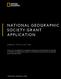 NATIONAL GEOGRAPHIC SOCIETY GRANT APPLICATION