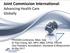 Joint Commission International: Advancing Health Care Globally
