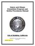 Injury and Illness Prevention Program and Safety Procedures Manual