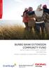 BURBO BANK EXTENSION COMMUNITY FUND. ONLINE CONSULTATION SURVEY SUMMARY DECEMBER 2014 Research undertaken and report written by GrantScape