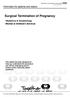 Surgical Termination of Pregnancy