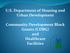 U.S. Department of Housing and Urban Development. Community Development Block Grants (CDBG) and Healthcare Facilities