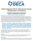 2018 Collegiate DECA International Career Development Conference
