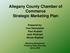Allegany County Chamber of Commerce Strategic Marketing Plan