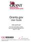 Grants.gov User Guide