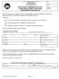 APPLICATION FOR WASHINGTON STATE CAREER AND TECHNICAL EDUCATION ENDORSEMENT (Specialty Area)