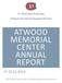 ATWOOD MEMORIAL CENTER ANNUAL REPORT