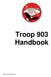 Troop 903 Handbook.