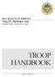 BOY SCOUTS OF AMERICA Troop 242, Washington, Iowa. Wauhawk District, Hawkeye Area Council TROOP HANDBOOK
