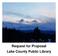 Request for Proposal Lake County Public Library