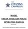 MODEL URBAN AUXILIARY POLICE OPERATING MANUAL