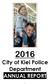 2016 City of Kiel Police Department ANNUAL REPORT