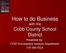 How to do Business with the Cobb County School District. Presented by: CCSD Procurement Services Department