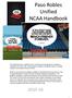 Paso Robles Unified NCAA Handbook