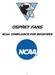 OSPREY FANS NCAA COMPLIANCE FOR BOOSTERS