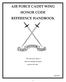 AIR FORCE CADET WING HONOR CODE REFERENCE HANDBOOK