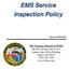 EMS Service Inspection Policy