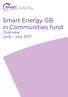 Smart Energy GB in Communities fund Overview June - July 2017