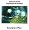 Jefferson Parish Department of Drainage. Emergency Plan