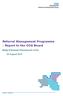 Referral Management Programme Report to the CCG Board